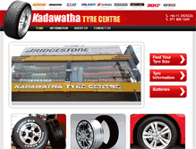 Tablet Screenshot of kadawathatyrecentre.com